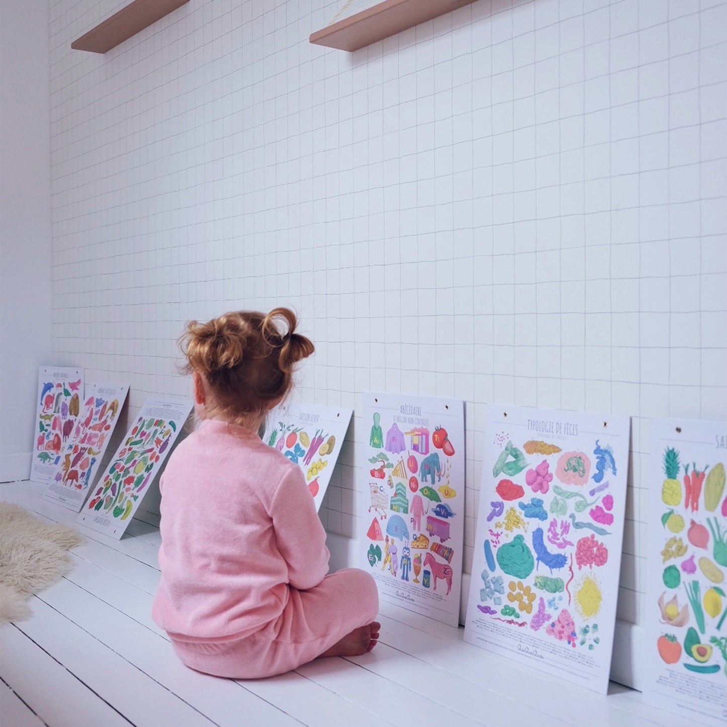 Lot de 8 · Affiche de bavardages